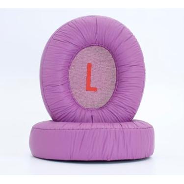 Imagem de Almofadas auriculares de substituição JR460, compatíveis com almofadas de fone de ouvido JBL JR460, feitas de couro de sapo macio e espuma de memória, almofadas de reposição de acessórios de reparo *2