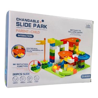Imagem de Slide Park jogo de montar, peças grandes, 80 peças jogos educativos