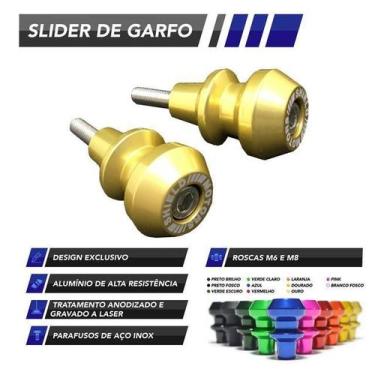 Imagem de Slider Garfo, Bengala, Dianteiro Bmw S1000 Rosa - Shield Motors