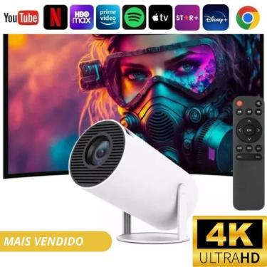 Imagem de Mini Projetor Portátil Profissional 4K Hd Led 1080P 9000 Lm