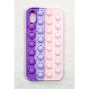 Imagem de Capa Case Capinha Silicone Bolha Iphone XR 6.1 Anti Stress Pop It - ou