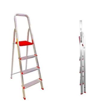 Imagem de Escada BTF Doméstica 4 Degraus em Alumínio ESC0063 - botafogo