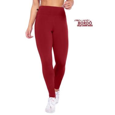 Imagem de 2 Calça Legging Suplex Básico Cintura Alta Academia Ou Dia A Dia Femin