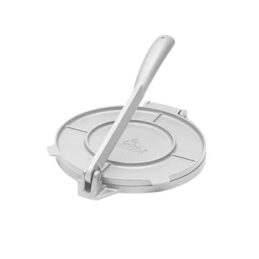 Imagem de IMUSA USA MEXI-86009M Prensa de Tortilha e Roti de Alumínio Fundido, 20 cm, Prata