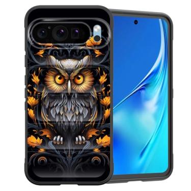 Imagem de CICPLKSE Capa para Pixel 9 Pro XL, silicone premium com forro de microfibra macio antiarranhões] capa protetora à prova de choque para Google Pixel 9 Pro XL 2024, coruja fofa
