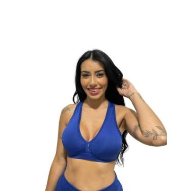 Imagem de top nadador com forro sem bojo feminino fitness - TB modas, Bic, M