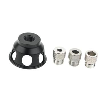 Imagem de Generic Guia Kit de gabarito de cavilha Autocentrante Guia de broca Ferramenta de perfuração Furador para trabalhadores de artesanato Carpinteiros Fabricação, 3 Mangas de Broca