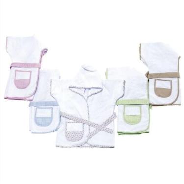 Imagem de Roupão Infantil Tamanho Único 01 Peça - Cores Diversas - Happy Baby, B