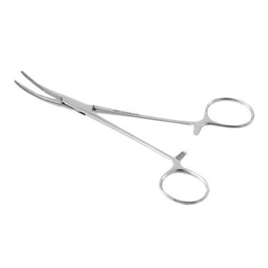 Imagem de Pinça kelly 18 cm curva (hemostatica) - Ascamas