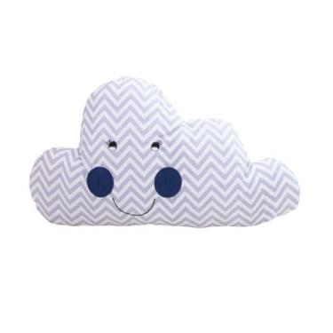 Imagem de Almofada Decorativa Âncora Nuvem Urso Para Quarto de Bebê Menina Menin