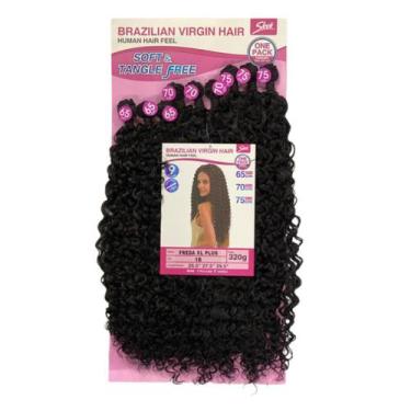Imagem de Freda xl plus -cabelo bio fibra-sleek, 1B