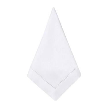 Imagem de Guardanapo Ponto-Ajour Branco Poli-Bambu 45X45Cm Rafimex