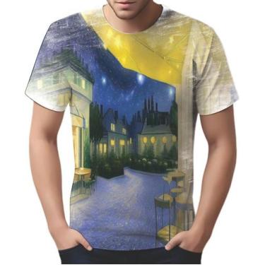Imagem de Camiseta Camisa Van Gogh Releitura Café no Terraço à Noite 2 - Enjoy S
