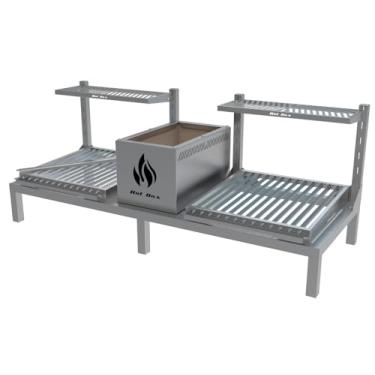 Imagem de Churrasqueira Hotbox Parrilla Para Alvenaria 118X45 Com Grelhas Argentinas