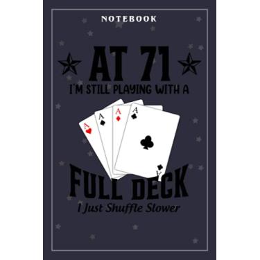 Imagem de Notebook Journal Funny 71st Birthday Gift - 71 Year Old Cards: Meeting, Goals, Work List, Financial,6x9 in, Happy, Goal, Life, Gym, Personal Budget