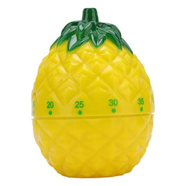 Imagem de Cronômetro de cozinha, cronômetro mecânico em formato de fruta Relógio de cronômetro de cozinha estilo fofo Cronômetro de contagem regressiva manual compacto