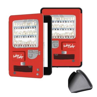 Imagem de GUKSRASO Capa para 7" Kindle Paperwhite 12th Gen 2024 e Kindle Colorsoft Signature Edition, PU e TPU Soft Traseiro Tampa Protetora para com Despertar/sono Automático