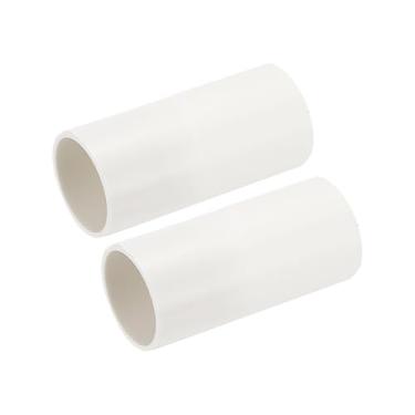 Imagem de PATIKIL Duto de ventilação redondo de 4 cm, tubo de plástico de substituição de tubo de plástico de 10 cm de comprimento, sistema de ar condicionado de ventilação de aquecimento, refrigeração, 2 peças