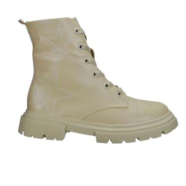 Imagem de Bota Mini Sua Cia Infantil Coturno Tratorado Moda 914851553 Cor:Bege;Tamanho:33;Genero:Feminino
