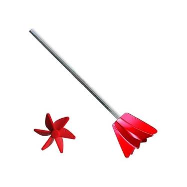 Imagem de Acessório de broca para misturador de tinta - Misturador de hélice para 1 galão de tinta epóxi, resina, silicone - Pá de agitador de fluxo uniforme consistente - Funciona com todas as brocas de 0,9 cm