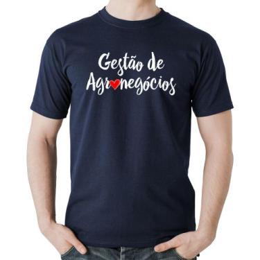 Imagem de Camiseta Algodão Gestão de agronegócios por amor - Foca na Moda, Marin