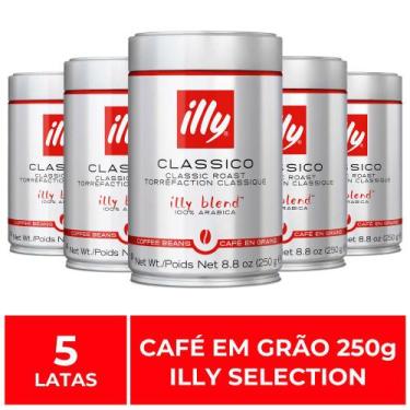 Imagem de Café em Grão, Illy, 5 Latas de 250g - Illy Café