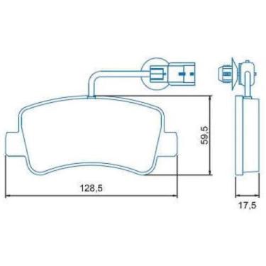 Imagem de Pastilha de Freio Renault Master 2013 a 2024 JURID HQJ-2318A