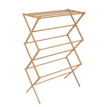 Imagem de Varal vertical de Bambu 3 andares - Simplo