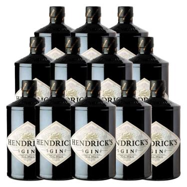 Imagem de Gin Escocês Hendrick`s Dry 750ml 12 Unidades