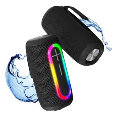 Imagem de Caixa Caixinha De Som Bluetooth Led Portatil Potente Ipx6 Fm - Inboxmo