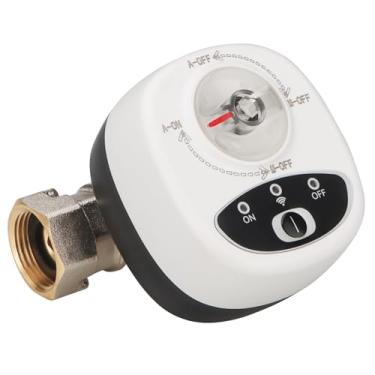 Imagem de Wengart Válvula inteligente, USB5VDC, aplicativo eWeLink, 2,4 GHZ, controla a abertura e o fechamento de válvulas de água e válvulas de gás elétrico, compatível com Alexa e Google Assistant (DN20)