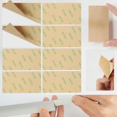 Imagem de 8 peças de abas verticais de reparo de persianas horizontais transparentes painéis de lâminas de substituição de persianas autoadesivas, fixadores de substituição para reparo, lâminas danificadas (sem