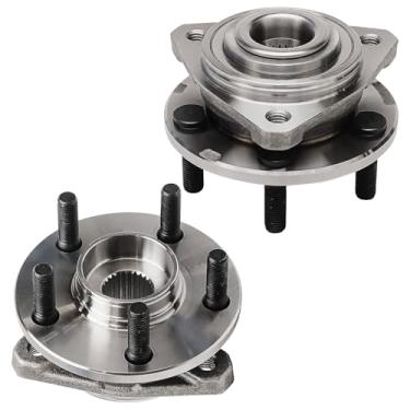 Imagem de Autoround 513138 Rolamento de roda dianteira e conjunto de cubo compatível com Dodge Stratus 1995-2006, Chrysler Sebring 1996-2006 Cirrus 1995-2000, Plymouth Breeze 1996-2000, 5-Lug Non-ABS, conjunto