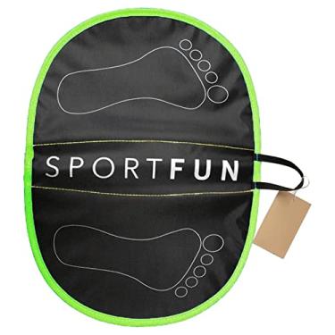 Imagem de oshhni Roupa de Oxford impermeável Wandteppich de mudança Wandteppich de aterramento almofada de pés roupas esportes aquáticos piscina para surf, Verde