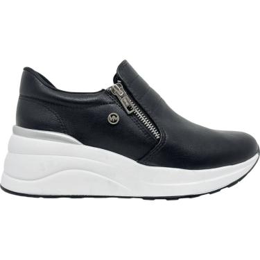 Imagem de Tênis Feminino Slip On Flatform Casual Dia a Dia Passeio Trabalho Calce Fácil Via Marte 081-010