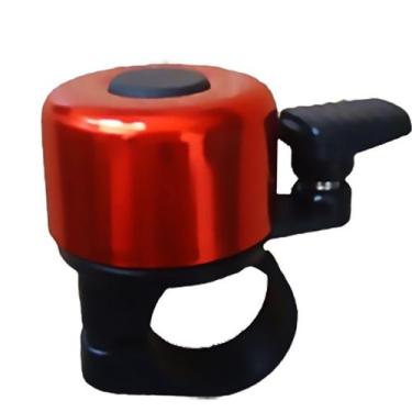 Imagem de Campainha sininho buzina trim p/ bicicleta vermelho - RT