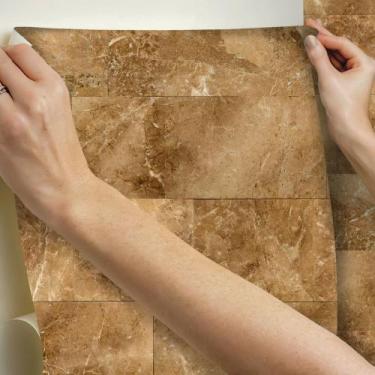 Imagem de Papel De Parede Adesivo Estilo Industrial Cimento Envelhecido Quarto S