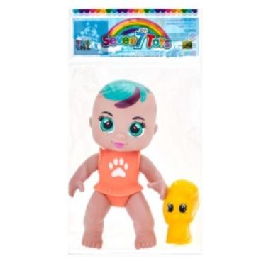 Imagem de Boneco divertido com bichinho unicórnio - Seven Toys