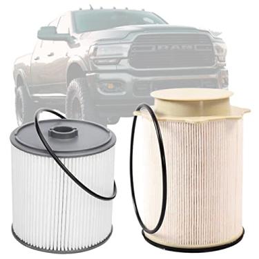 Imagem de LXXOFIZ Kit Separador De Água E Filtro Combustível Cummins 6.7L Compatível Com Motores Dodge Ram 2500 3500 4500 5500 6.7 Turbo Diesel 2019 2020 2021 2022 Substitui # 68157291Aa 68436631Aa