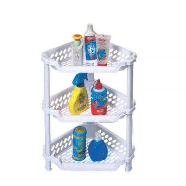 Imagem de Cantoneira Prateleira Porta Shampoo(3 Andares)