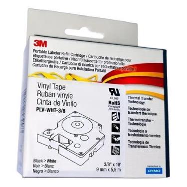 Imagem de FITA PARA ROTULADOR DYMO 9mm X 5,5mm PLV-WHT3/8 - 3M