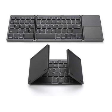 Imagem de Mini Teclado Dobrável Bluetooth Touchpad Avatto Sem Fio Abtn - BDNET