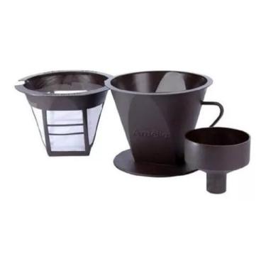 Imagem de Kit 3 em 1 Coador e Filtro Permanente Café Amélia