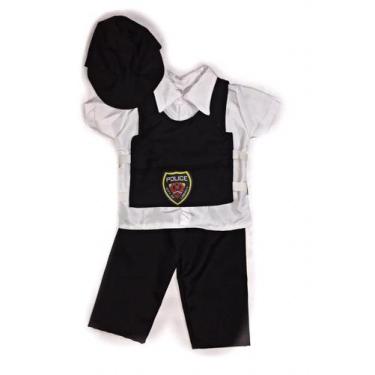 Imagem de Fantasia Policial Bebê - Fest Island, 1, Preto