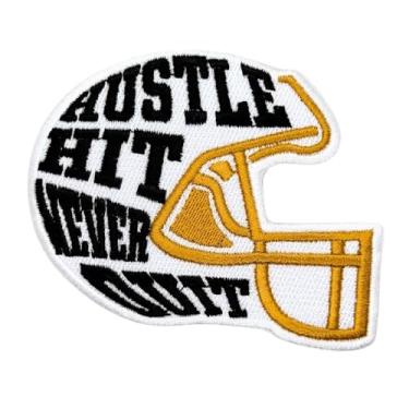 Imagem de Siam Accs Rugby Decoração Capacete Patch Bordado Fã de Futebol Americano Equipe Favorita Passar a Ferro em Costurar para Roupas Mochilas Jeans Motocicleta Costurar Jaquetas Personalizadas Chapéus