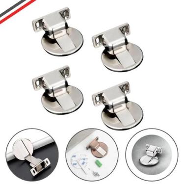 Imagem de Kit 4 Prendedor Fixador Trava Porta Magnético Batedor - M1