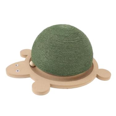 Imagem de Luqeeg Luqeeg Brinquedo arranhador para gatos, bolas para brincar com gatos, arranhar com rolo e base de madeira para treinamento interno