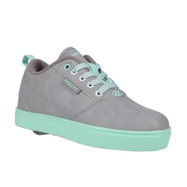 Imagem de HEELYS Tênis infantil unissex Pro 20 com salto com rodas, Cinza/menta, 21