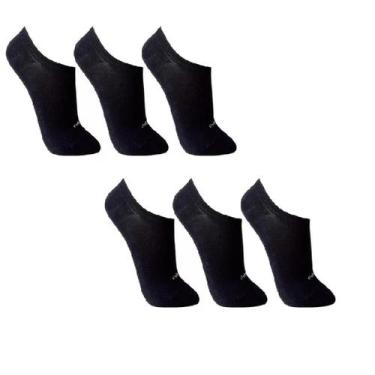 Imagem de Meias Lupo -kit C/6 Pares Meias Sapatilha Sport Ref.3270-089, Preto, 4