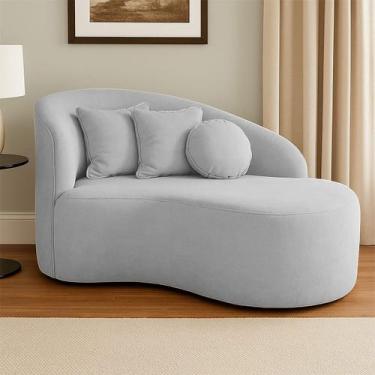 Imagem de Sofá Orgânico Curvo Feijão Divã Bouclé Confortável Resistente Para Sal